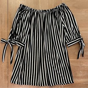 Off Shoulder Stripe Top